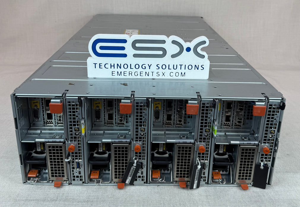 Dell EMC Isilon H400 array | Includes 4 nodes | Bezel & Rails