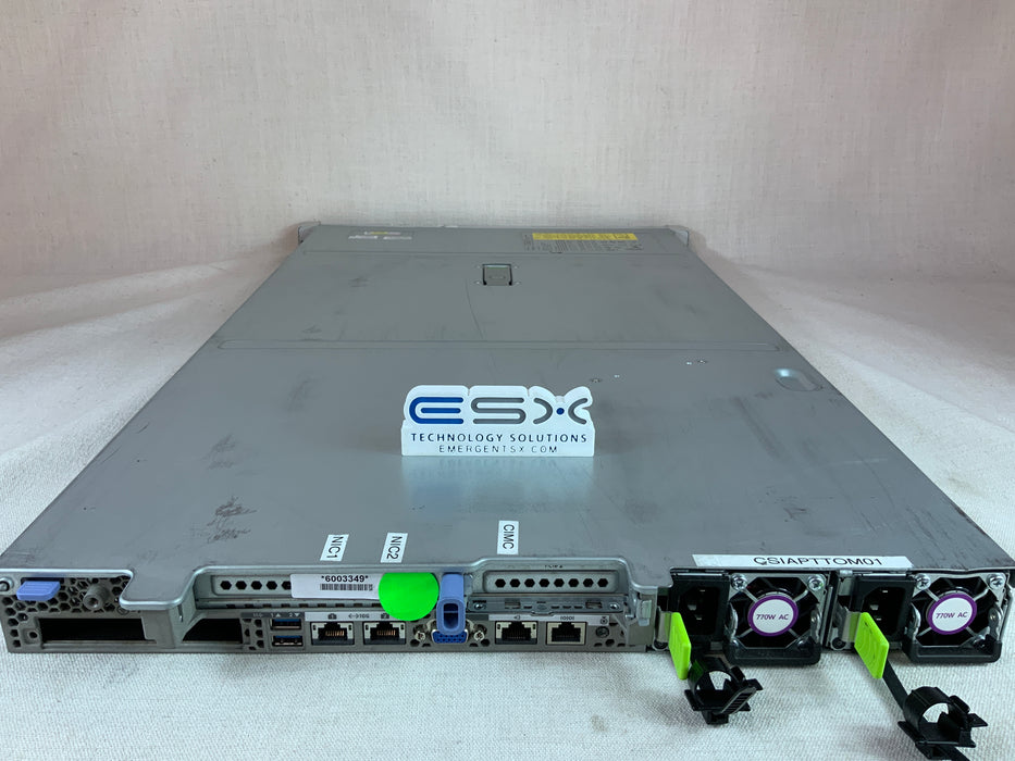 Cisco UCSC-C220-M5SX 1U 10x 2.5" Server - 2x Gold 6132, 32GB RAM, UCSC-MRAID12G