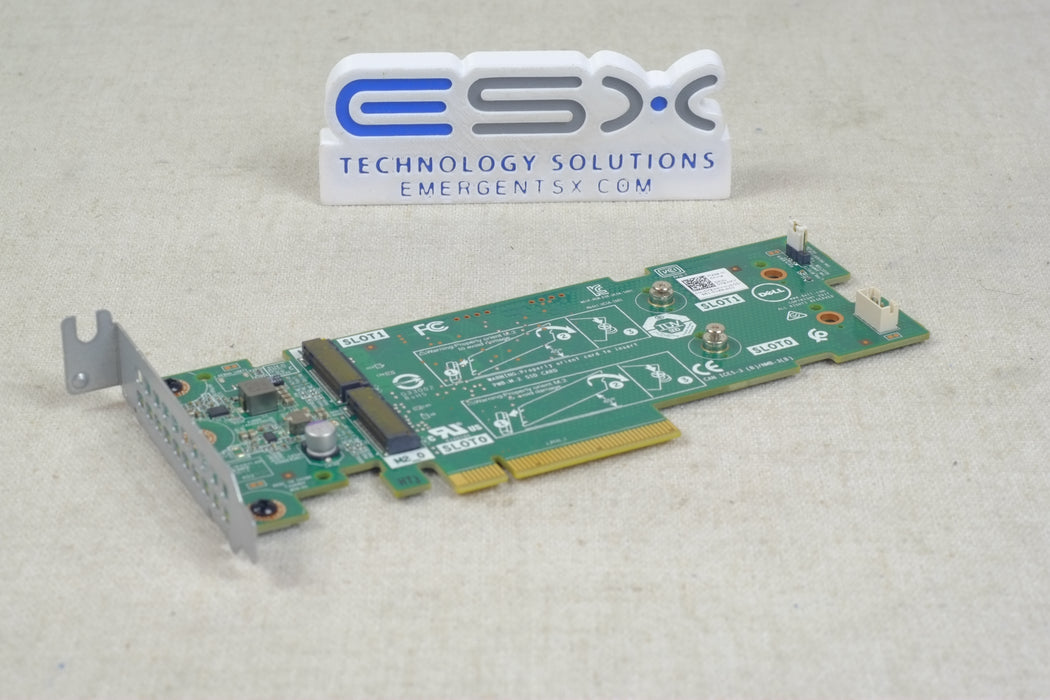 Dell 72WKY BOSS Boot Optimized Dual M.2 SATA SSD PCIe Controller Card LP
