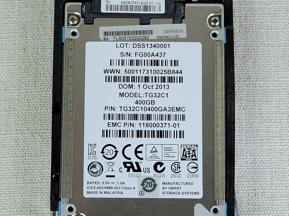 Data Domain 400GB 2.5" SSD for D Domain Controller - PN: 005050672
