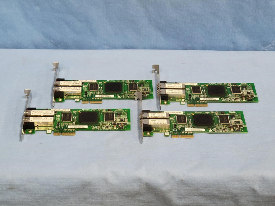 Lot of 2 QLogic 4GB Dual-Port FC PCI-e HBA Adapter HP Bracket QLE2462-WB