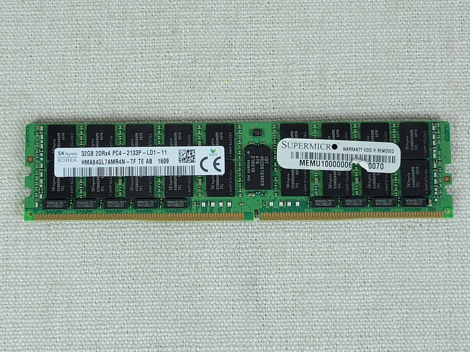 Hynix HMA84GL7MMR4N-TF 32GB 2DRx4 PC4-2133P DDR4 Server Memory DIMM