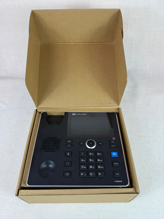 Open box AudioCodes GGWV00743 Teams edition PoE IP phone | TEAMS-C455HD-DBW