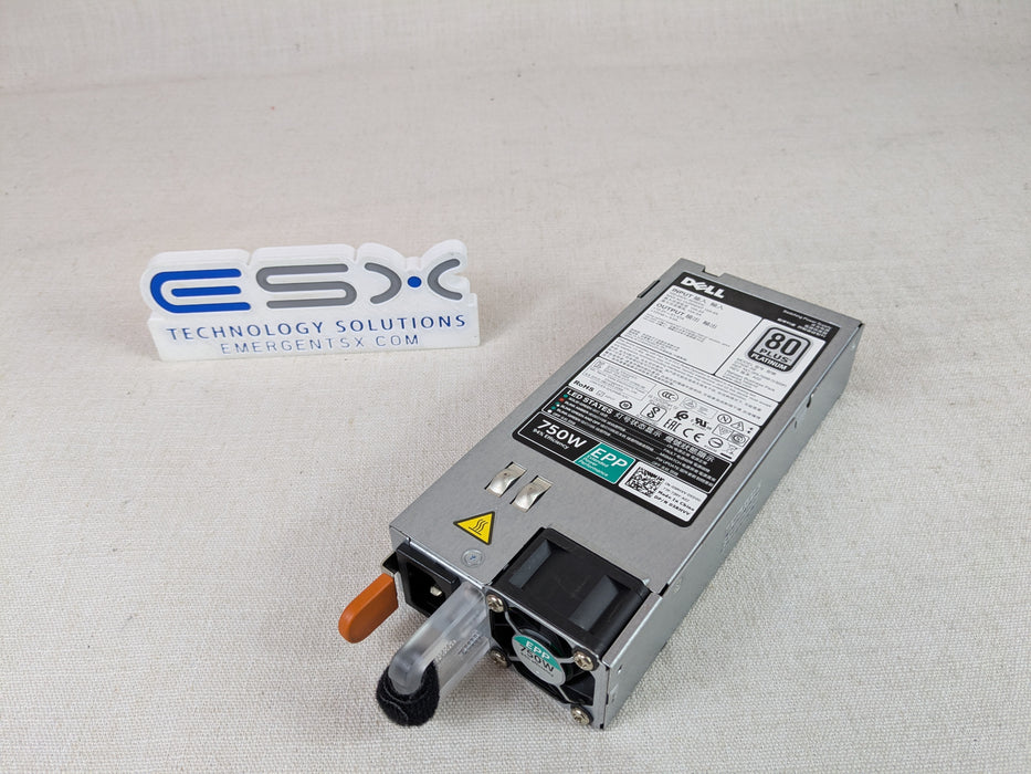 Dell 5RHVV 750W EPP 80 Plus Platinum Power Supply R630 R730 R640 R740 R740XD