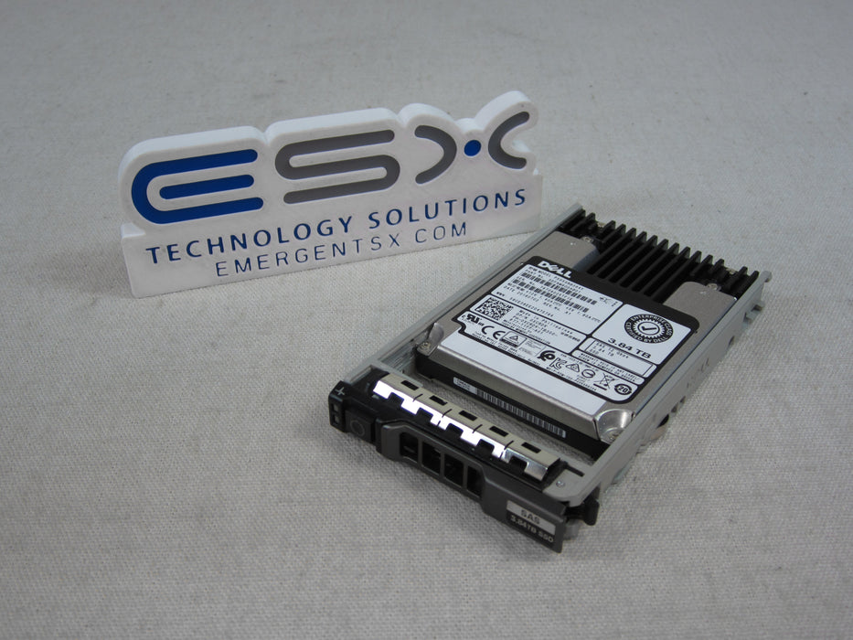 Dell XCRDV 3.84TB 12Gb/s 2.5" SAS Read Intensive SSD PX05SRB384Y w/ 13G Tray