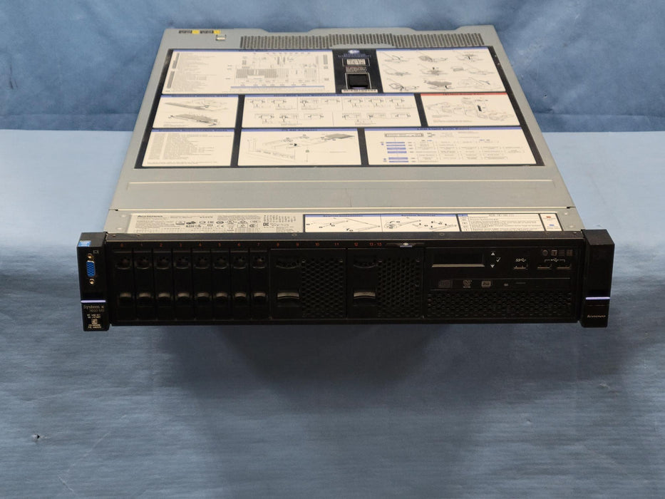 IBM Lenovo X3650 M5 2U 8x 2.5” CTO Rack Server – 2x HS, 2x 750W, 01KN186 Board
