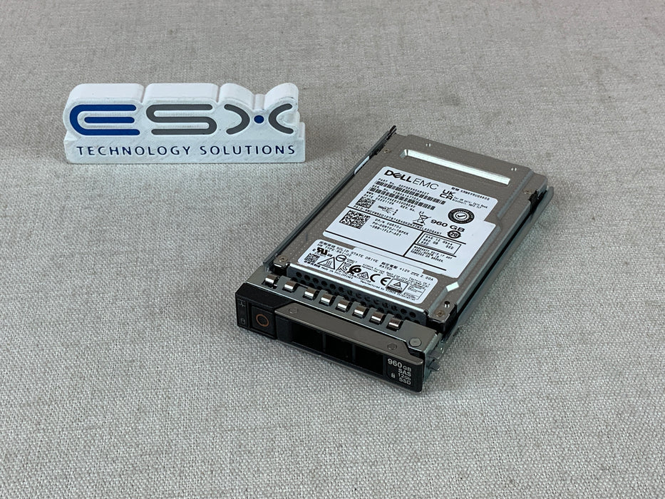 Dell GRY0J 960GB 12Gb/s 2.5" SED RI SAS SSD KRM6VRUG960G - 100% health
