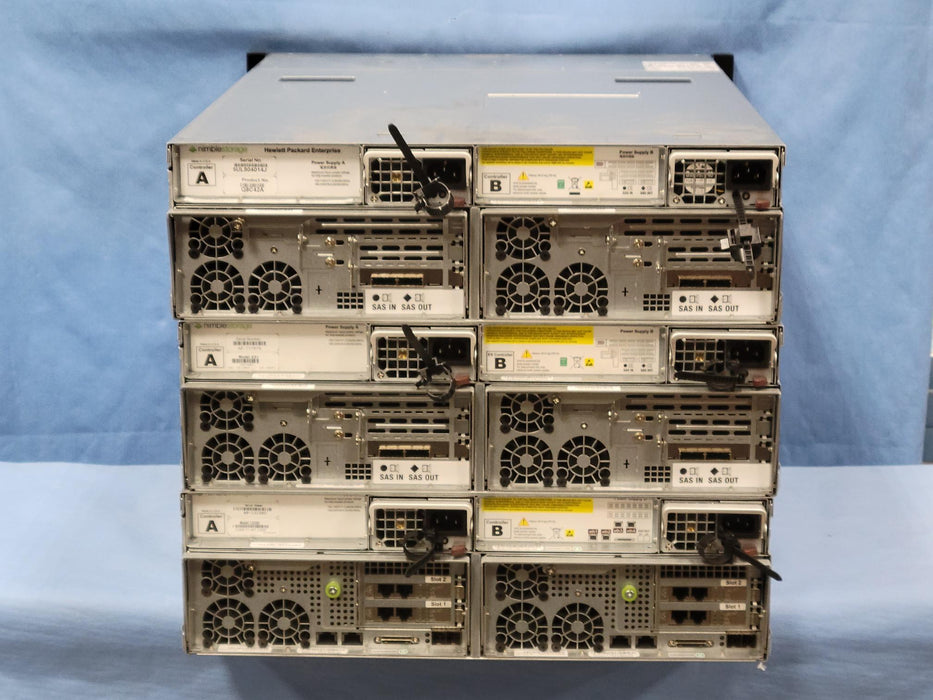 228TB Nimble Storage CS300 & 2 x ES1-H90T – 6.2TB Flash, 10Gbe