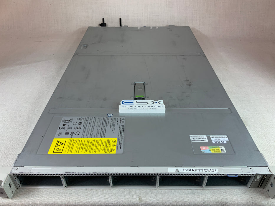 Cisco UCSC-C220-M5SX 1U 10x 2.5" Server - 2x Gold 6132, 32GB RAM, UCSC-MRAID12G