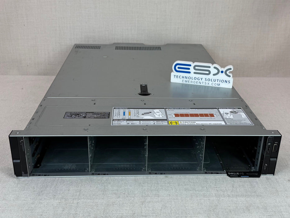 Dell PowerEdge R750XS Server- 2x 8C Gold 6334 @ 3.6GHz, 128GB RAM, 12x 12TB