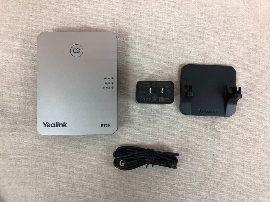 Yealink RT30 Dect Repeater, Stand, 5V adapter, In factory box