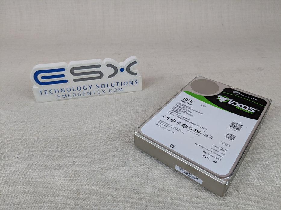 Seagate ST10000NM0086 Exos X10 10TB 7.2k 6Gb/s 256MB 3.5" SATA Hard Drive