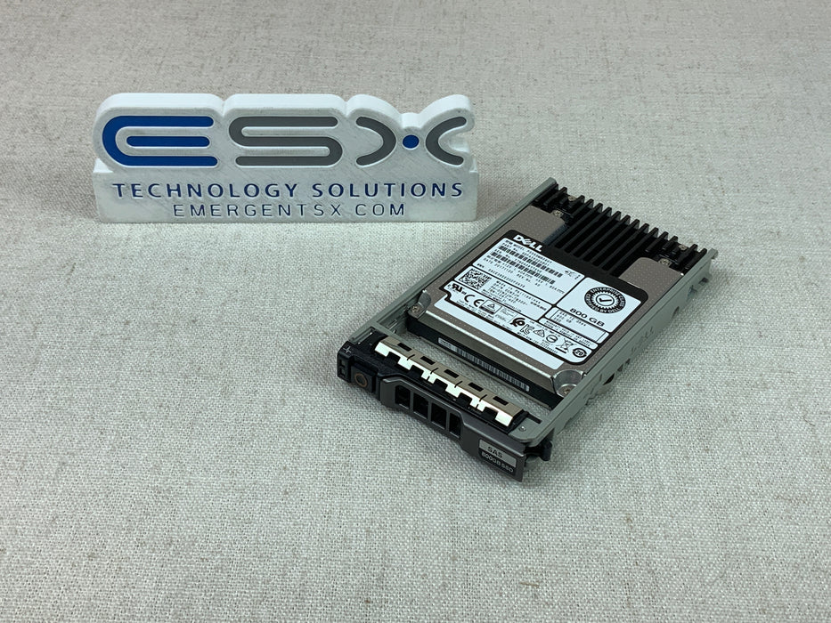 Dell CN3JH 800GB 12Gb/s 2.5" SAS Write Intensive SSD PX05SMB080Y w/ 13G Tray