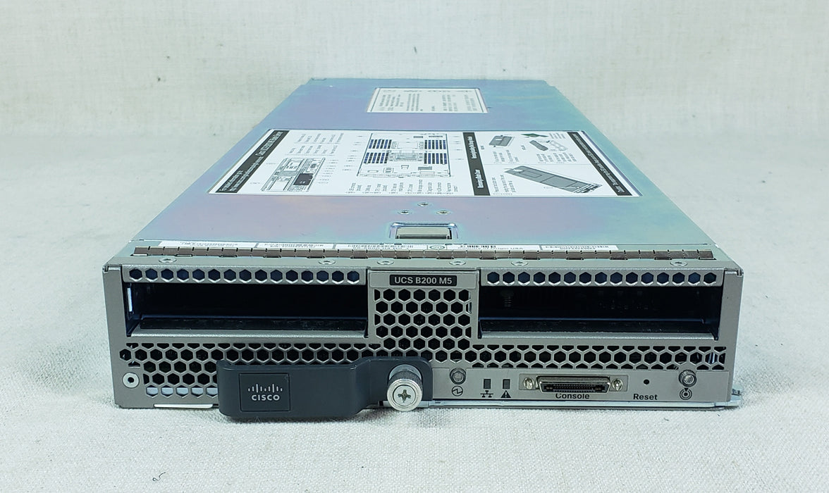 Cisco UCSB-B200-M5 Blade Server 2x 24C Platinum 8160M 2.1GHz 768GB RAM VIC1340