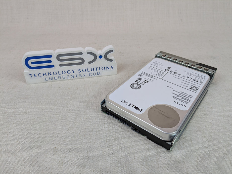 Dell 8JYD7 12TB 7.2k 6Gb/s 512e 3.5" SATA Hard Drive ST12000NM0128 w/ 14G Tray