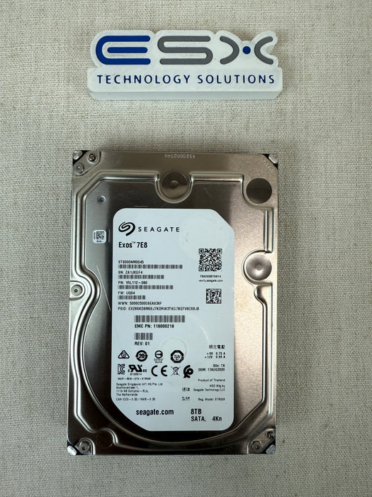 Seagate ST8000NM0045 8TB 6Gb/s 7.2K RPM 3.5” HDD|Isilon - 118000219