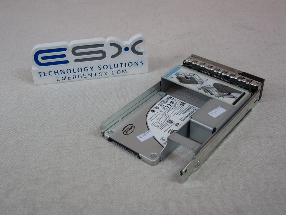 Dell 6JGT5 480GB 6Gb/s 2.5” Mix Use SSD SSDSC2KG480G8R w/ 3.5” 14G Tray