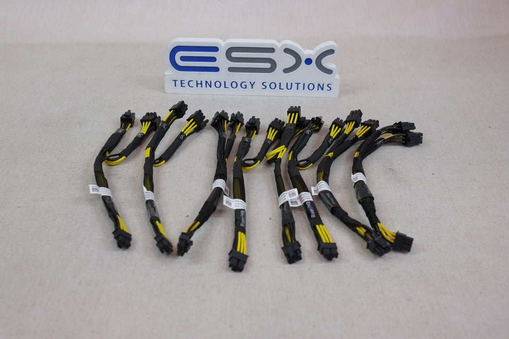 Lot of 8 Dell TR5TP 8 Pin to 6/8 Pin Y Split GPU Power Cable
