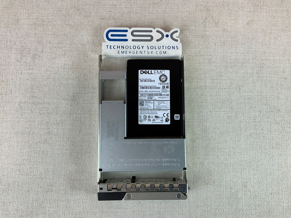 Dell GYGVV 1.92TB 6Gb/s 2.5" SATA SSD 5300 Pro MTFDDAK1T9TDS - 100% health