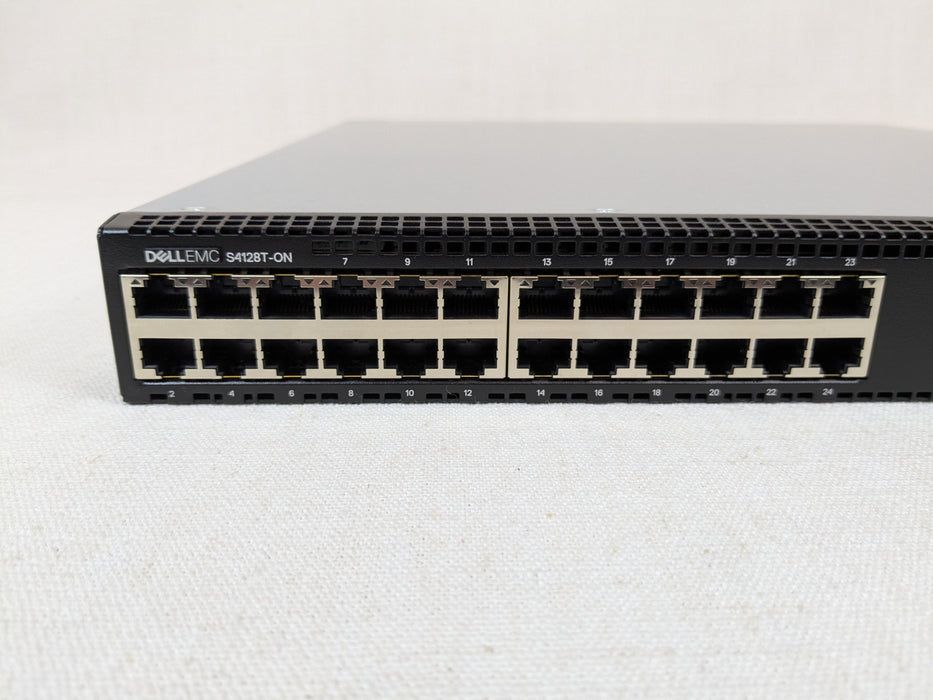 Dell Networking S4128T-ON 28x 10GBASE-T , 2x 100G QSFP28 Network Switch