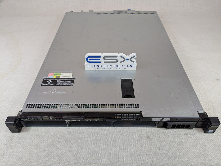 Dell PowerEdge R330 4x 3.5” 1U Server – 1x 4 Core E3-1220v5 3GHz, 8GB RAM, H330