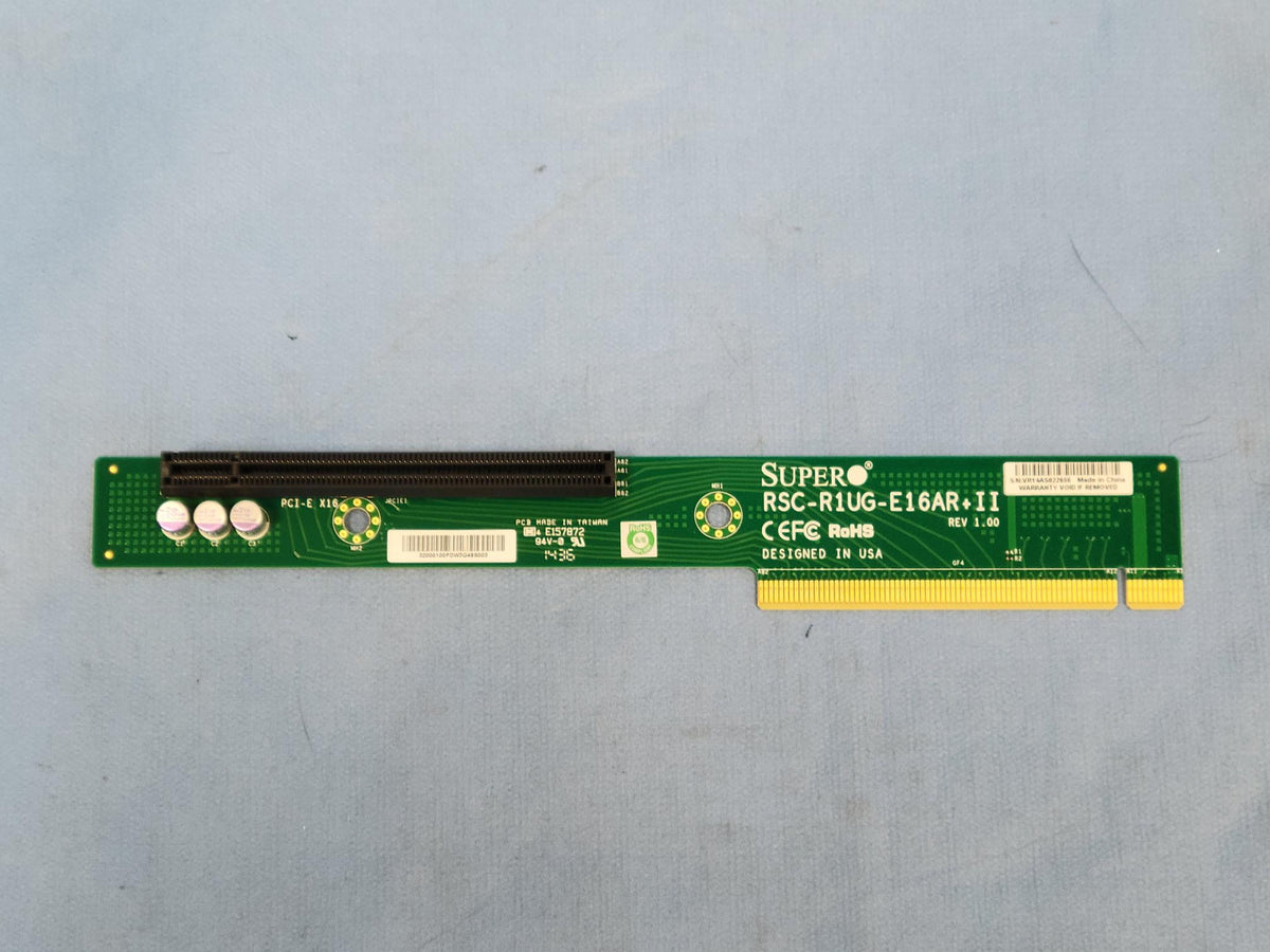 Supermicro RSC R1UG A2E16 X9 1U Left Hand Side Riser Card   Active, 2x PCI E X16 - Foto 12