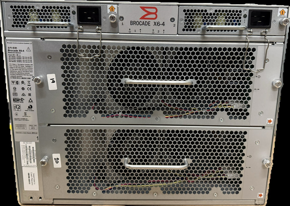 Brocade X6-4 SAN director | NA-X64-0001| 2 x FC32-48