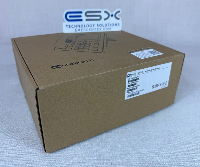 Open box AudioCodes GGWV00743 Teams edition PoE IP phone | TEAMS-C455HD-DBW