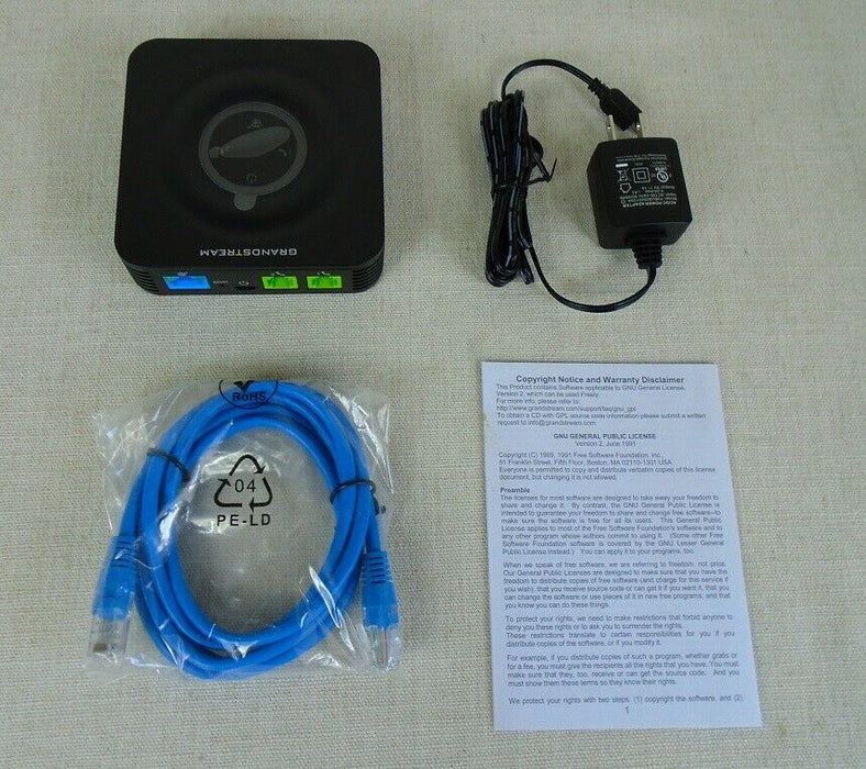 Grandstream HT802 2 Port Analog Telephone VoIP Adapter | Factory Box