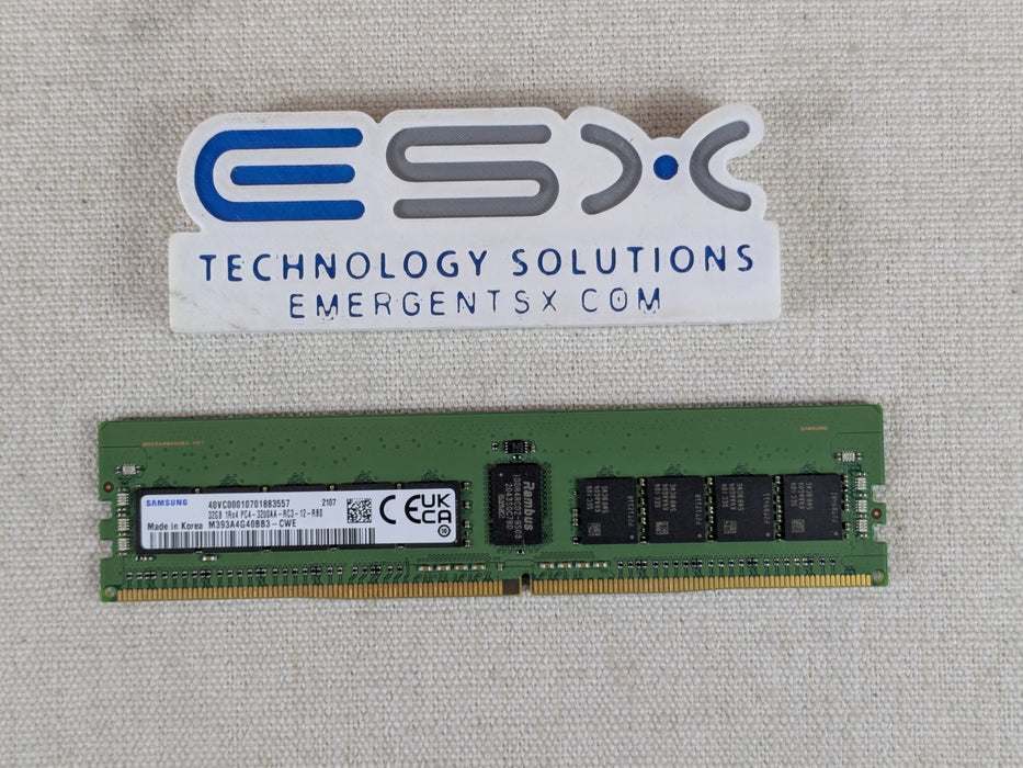 Samsung M393A4G40BB3-CWE 32GB 1Rx4 PC4-3200AA DDR4 ECC Server Memory RDIMM