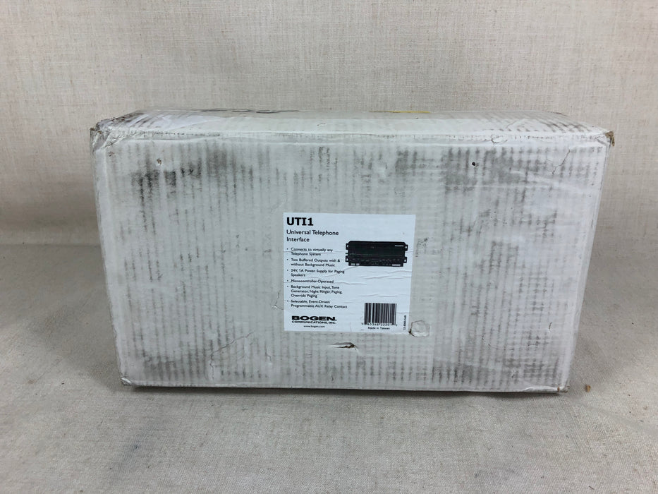 Bogen UTI1 Single Zone Paging Controller Universal Telephone Inferface| Open box