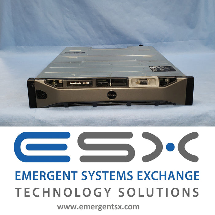 Dell EqualLogic PS4110E 36TB 12x 3TB 7.2k SAS 10GbE 2U Storage Array