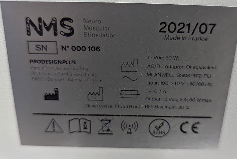 Neuro Muscular Stimulation by Cryoskin Weight and beauty device