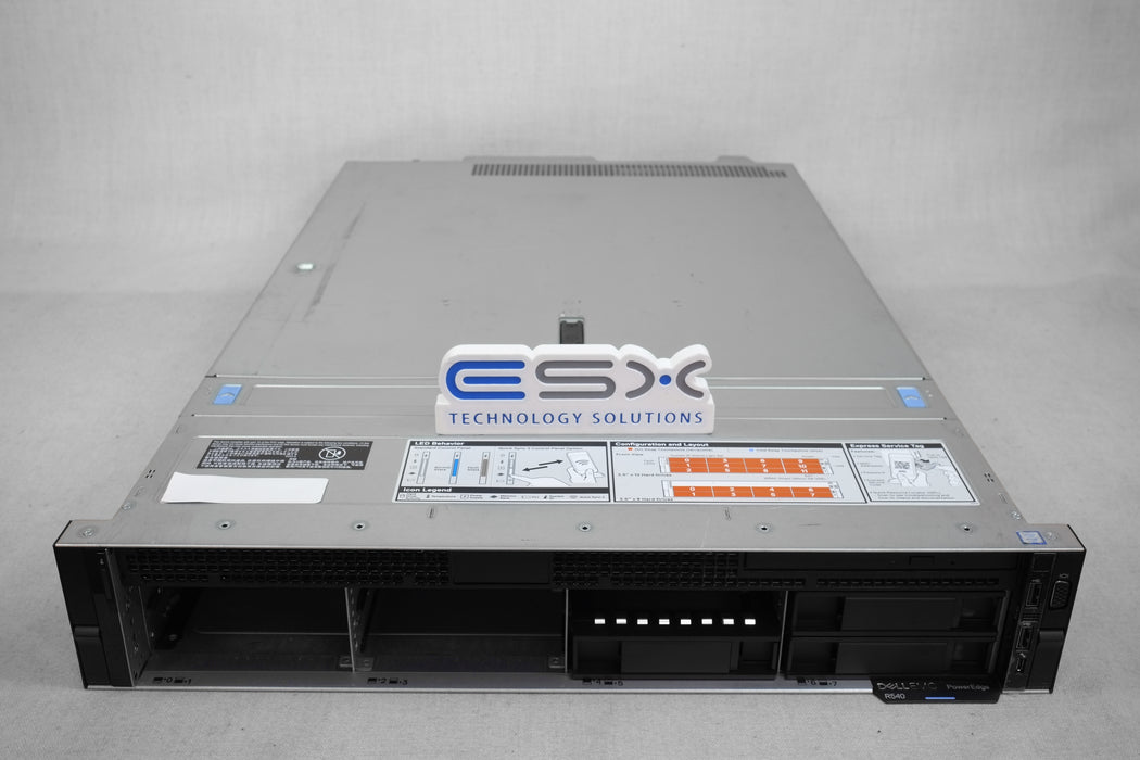 Dell PowerEdge R540 8x 3.5” 2U Barebones Server - 2x Heatsink, 2x 750W