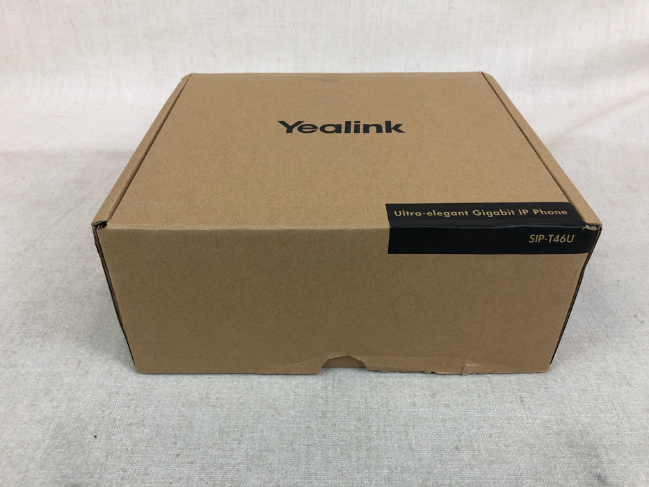 Yealink SIP-T46U Ultra-Elegant IP phone w/ 5V AC adapter