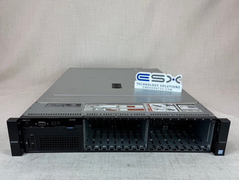 Dell PowerEdge XC730 16x 2.5” Server(same as R730) – 2x 14C E5-2680v4, 64GB RAM