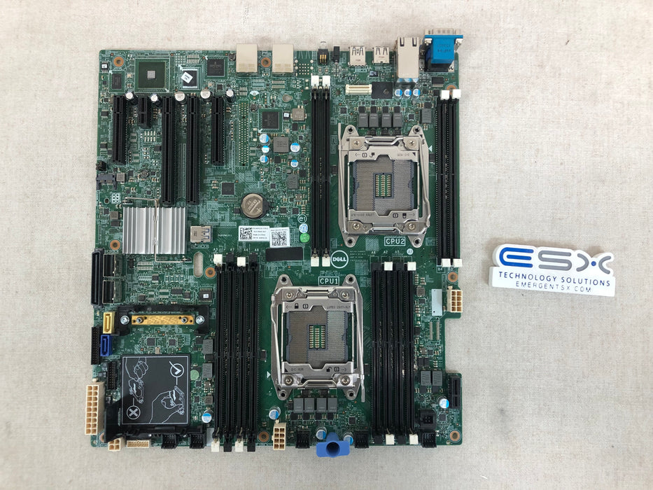 Dell 3XKDV PowerEdge R430 R530 Server V2 System Motherboard w/ 2 Heatsinks