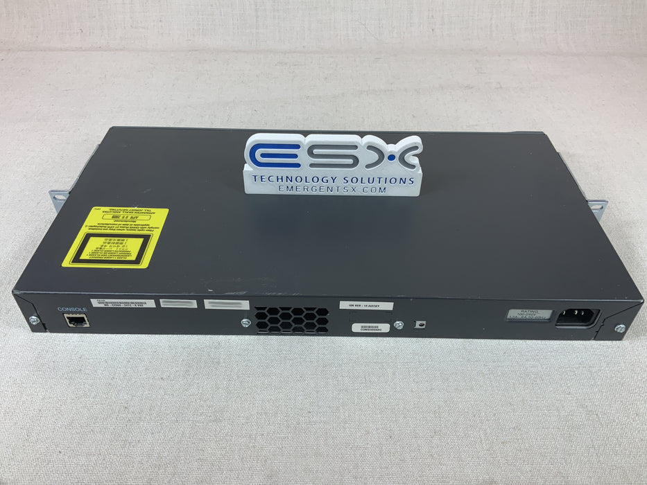 Cisco WS-C2960-24TC-S 24 Port 10/100 Mbps, 2 x 1Gbps SFP/RJ45 Uplink Switch