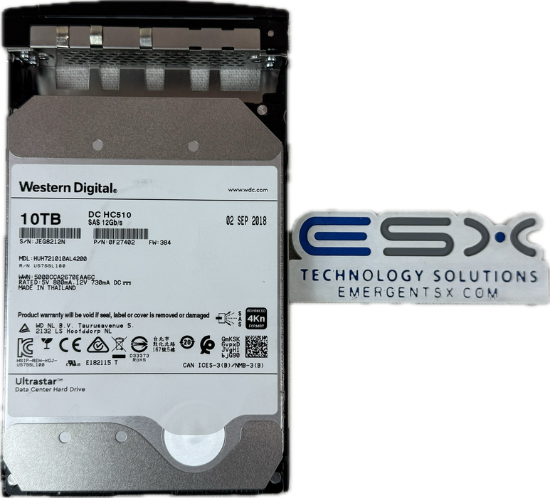 HP Nimble 10TB 7.2K 12Gb/s 3.5" SAS HDD | Q8F06B | HF20/40/60