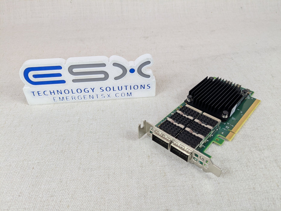 Dell F6FXM Mellanox ConnectX-6 Dual Port 100GB QSFP56 Network Adapter LP