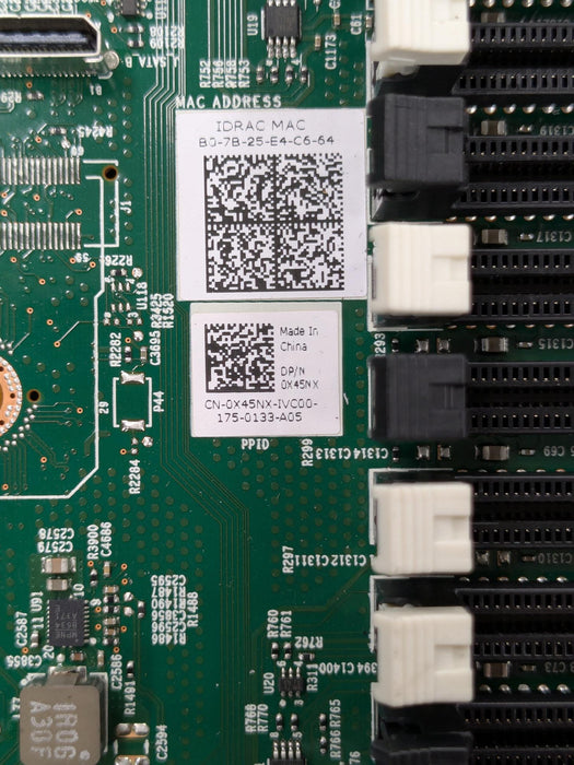 Dell X45NX PowerEdge R640 Main System Motherboard Assembly w/ iDRAC Ent