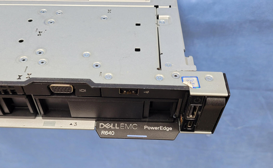 Dell PowerEdge R640 Server 2x 24C Platinum 8160M 2.1GHz 1.5TB RAM 2x 3.84TB SSD
