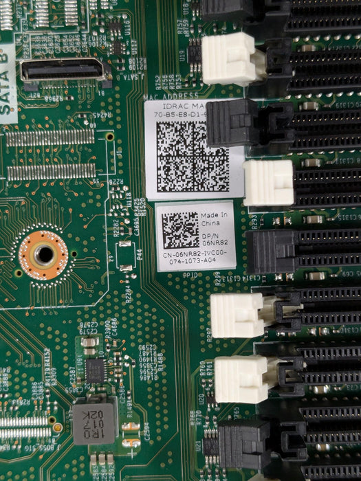 Dell 6NR82 PowerEdge R640 Main System Motherboard Assembly w/ 2x HS, iDRAC Ent