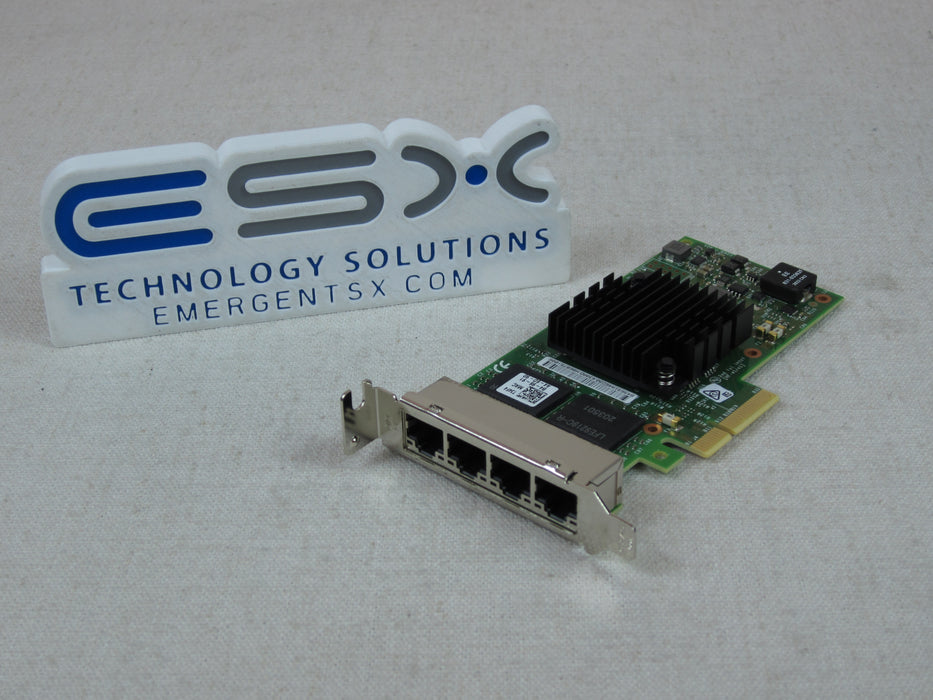 Dell T34F4 Intel i350-T4 Quad-Port GbE NIC Gigabit Ethernet Server Adapter LP