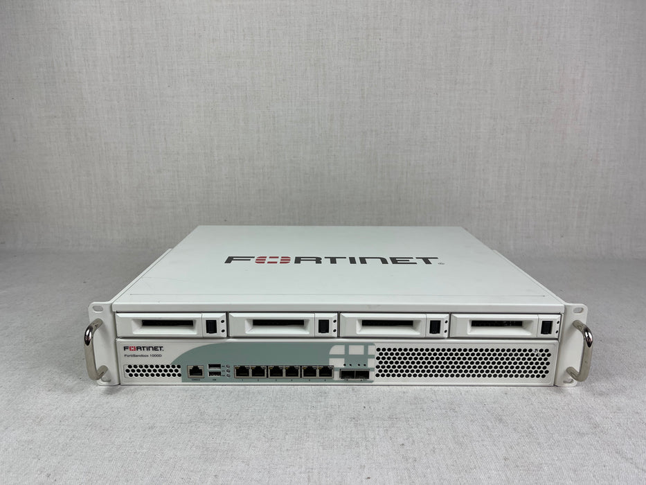 Fortinet FSA-1000D FortiSandbox 1000D Advanced Threat Protection Firewall 2x PSU