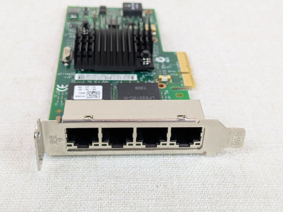 Dell 9YD6K Intel i350-T4 Quad-Port GbE Network Adapter w/ Both Brackets