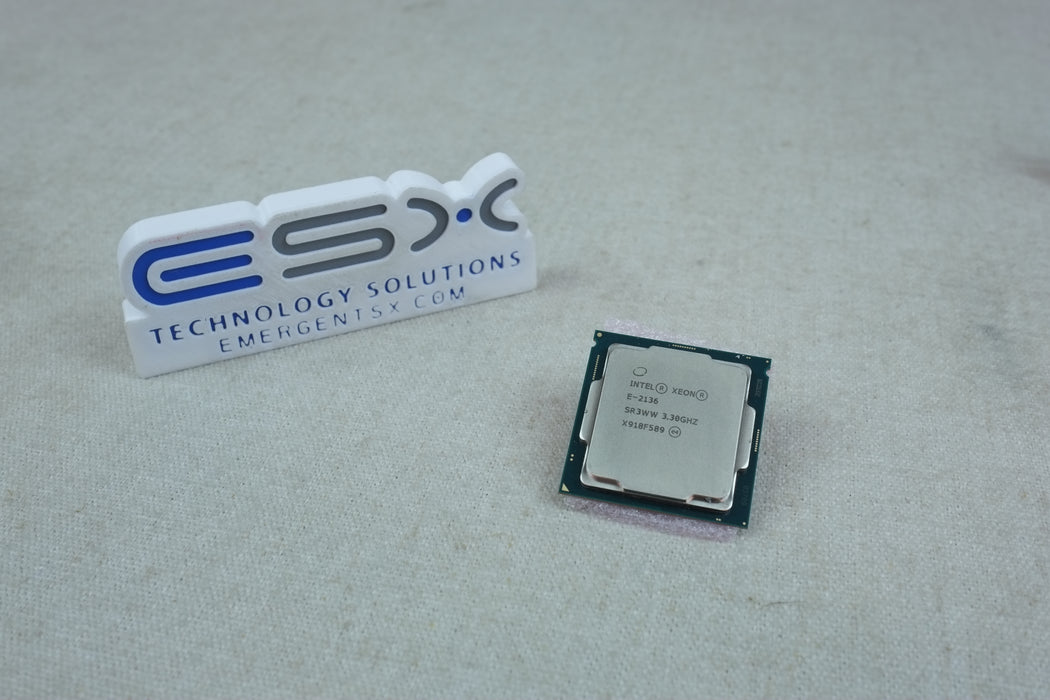 Intel Xeon 6-Core E-2136 @ 3.3GHz 12MB LGA1151 Processor SR3WW CPU