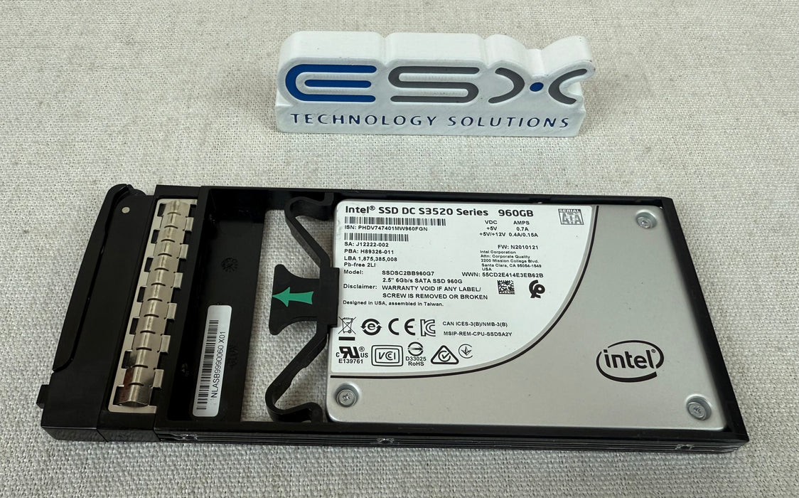 Nimble 960GB 6Gb/s 2.5" SATA SSD ES3 Series Caddy SP3-SSD-960 Q8F86B