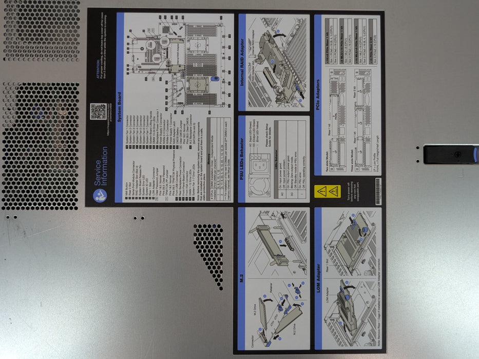 Lenovo SR630 1U 8x SFF CTO Server – 1x Heatsink, 2x 550W, 01PE933 System Board