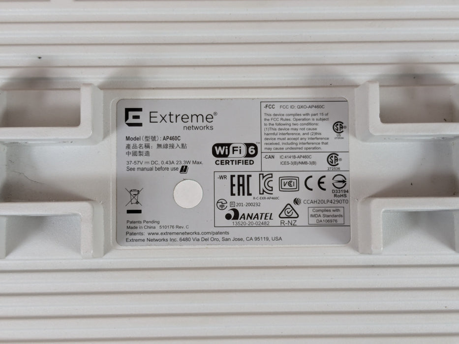 Extreme Networks AP460C-FCC ExtremeCloud IQ Outdoor WiFi 6 Access Point